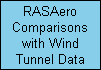 RASAero Comparisons with Wind Tunnel Data